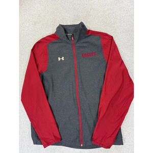 Boston College Eagles Under Armour Stitched Logo Campus Jacket (Men's XL) Gray